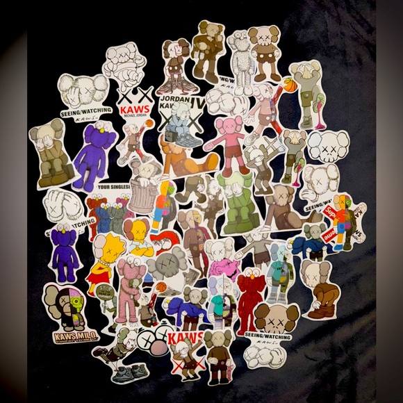 KAWS Assorted 50-Piece Sticker Pack - Picture 1 of 1